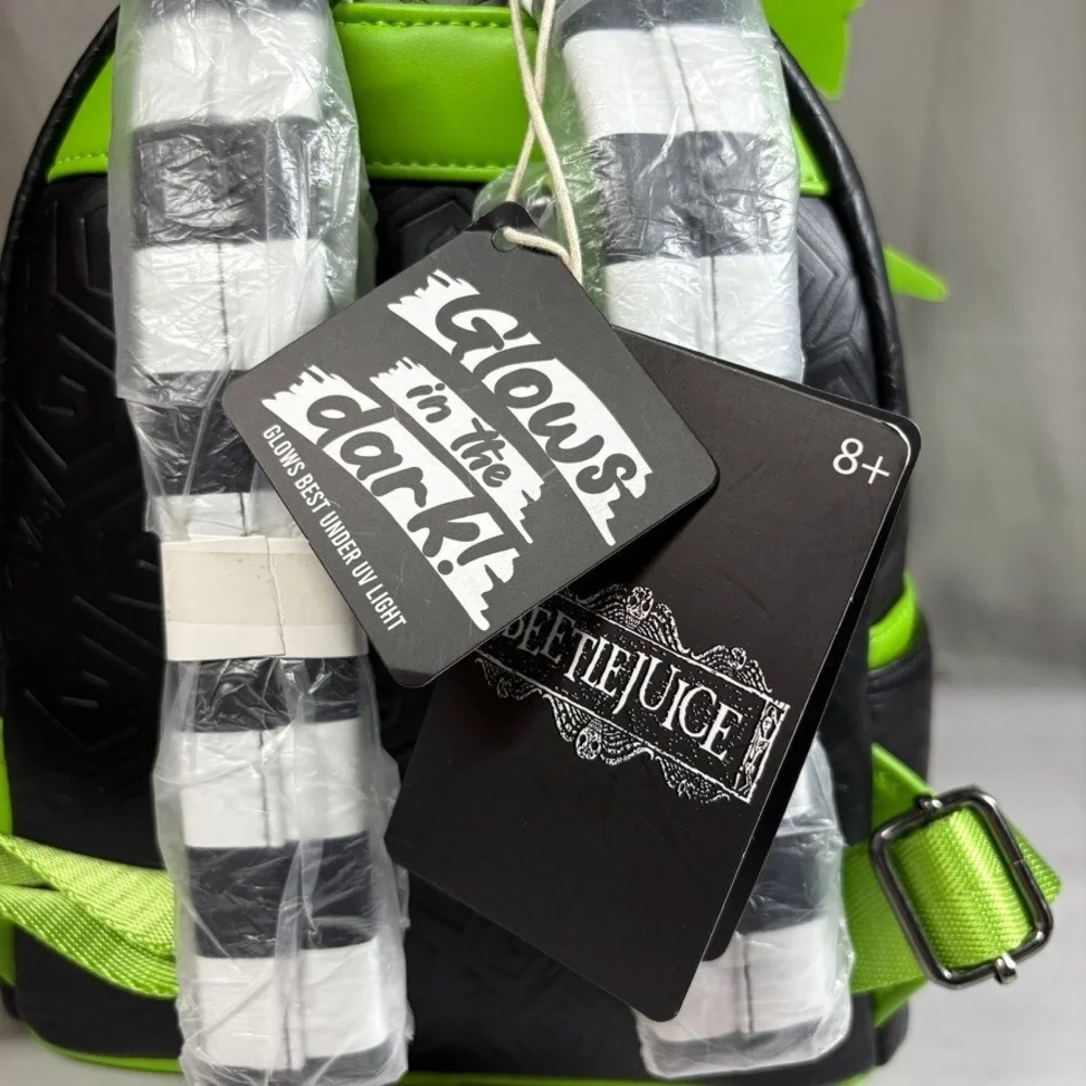 NEW Loungefly BEETLEJUICE Carousel Phosphorescent Cosplay Grail Mini Backpack